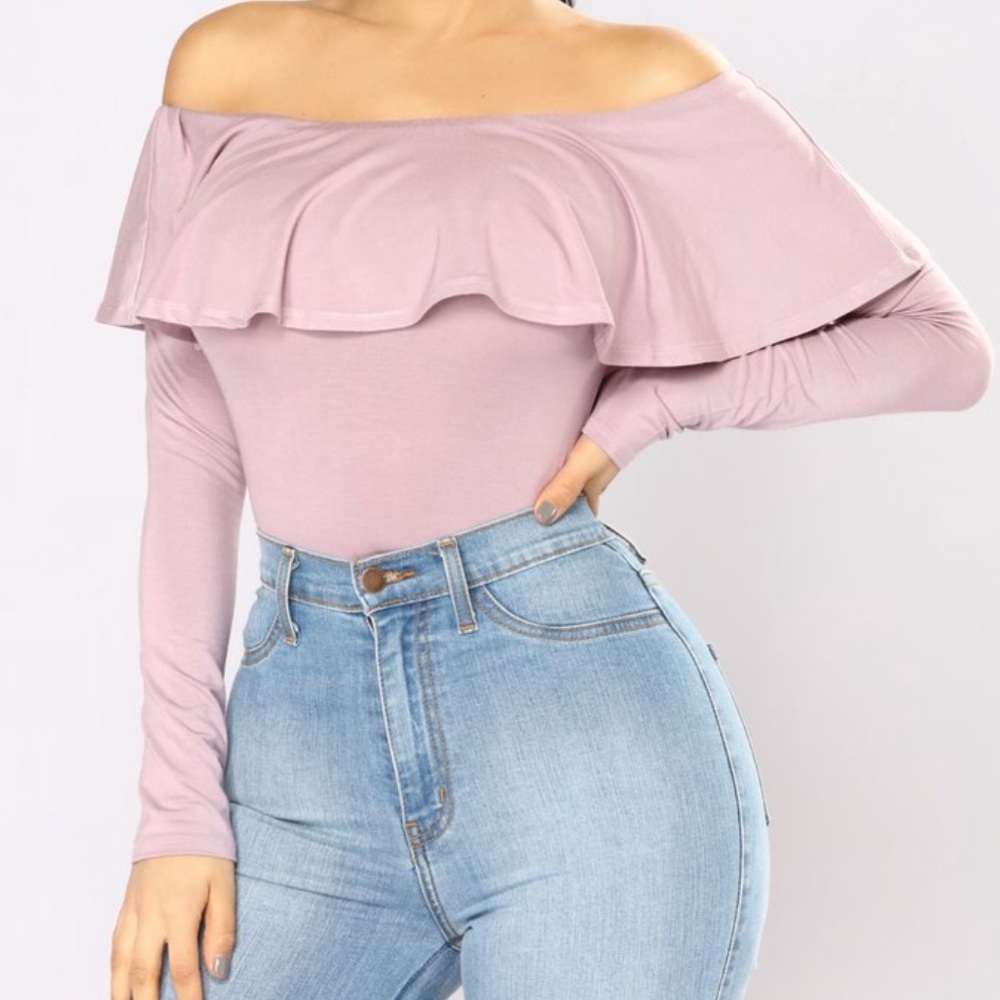 Electric love off shoulder top